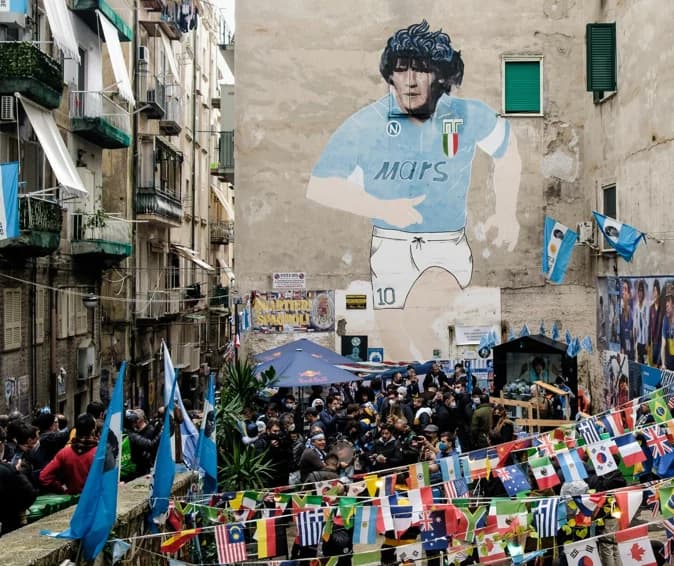 Murales di Maradona nei Quartieri Spagnoli